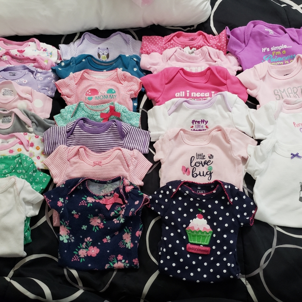 Newborn Baby Girl Clothes bundle
